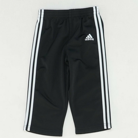 adidas Other - ADIDAS black and white stripe pants Sz 18mo